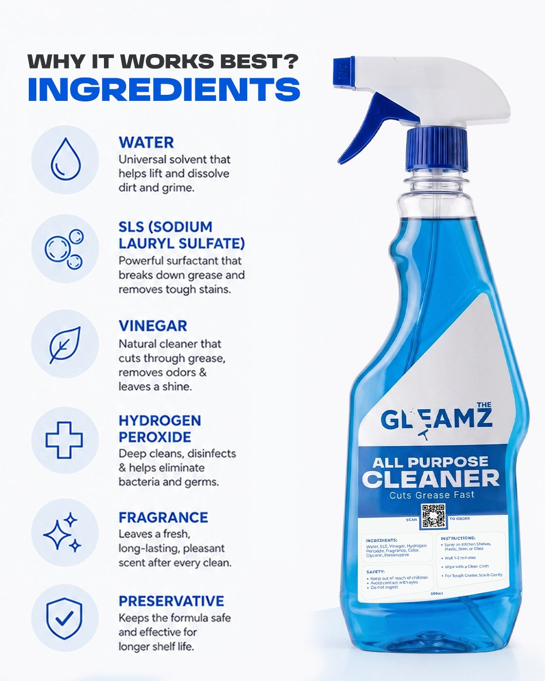 ALL PURPOSE + TILE & TOILET CLEANER