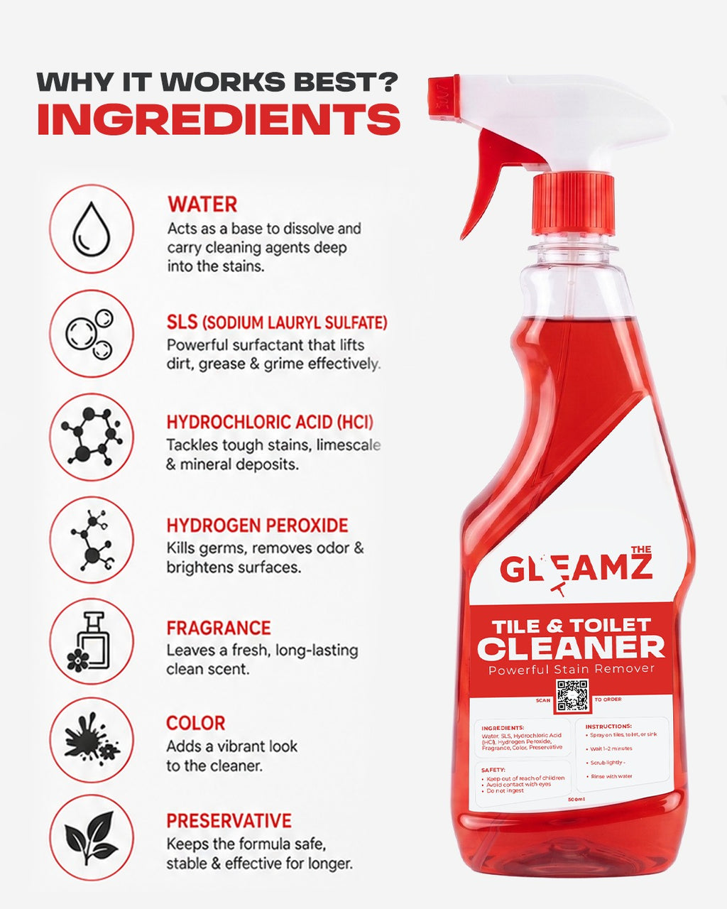 ALL PURPOSE + TILE & TOILET CLEANER