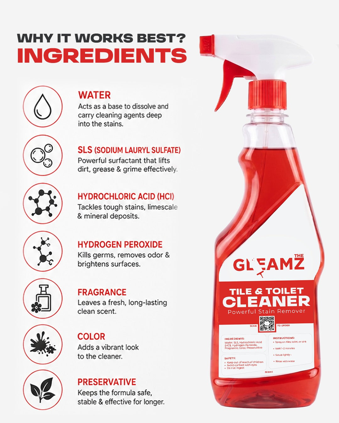 ALL PURPOSE + TILE & TOILET CLEANER